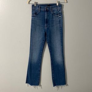 Mother The Hustler Ankle Fray Jeans